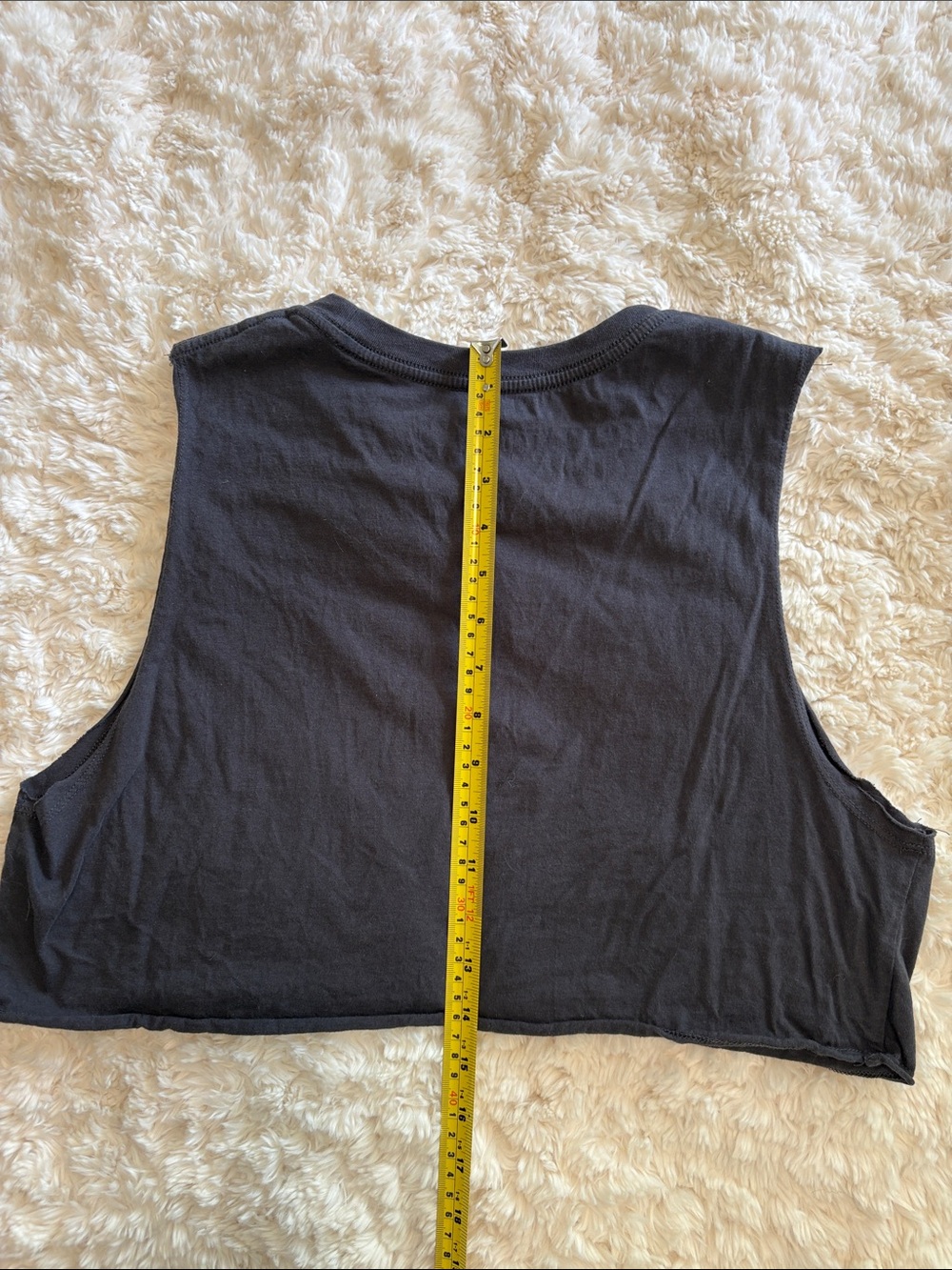 Pink Floyd Women's Black Cropped Graphic Tank Top Rhinestone - Picture 5 of 7